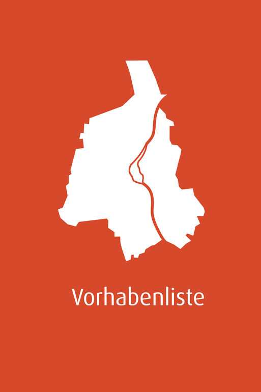 Bild vergrößern: Vorhabenliste